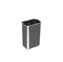 Afbeeldingen van Hettich Emmer 10 l, roestvrij staal, B x T x H 223 x 151 x 355 mm, voor afvalsysteem Bin.it Duo I