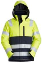 Afbeeldingen van Snickers ProtecWork geïsoleerd jacket, klasse 3, 1163-6695 maat 028, high-visibillity geel/donker blauw