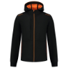 Afbeeldingen van Tricorp softshell met capuchon Accent - maat 4XL - zwart/oranje  