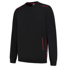 Afbeeldingen van Tricorp sweater Accent - maat L - zwart/rood  