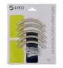 Afbeeldingen van Siro Meubelgreep metaal - boorafstand 96mm/L 108mm/H 27mm/B 9mm RVS effect 