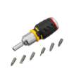 Afbeeldingen van Stanley ratelschroevendraaier FatMax - Stubby 6 bits