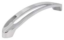 Afbeeldingen van Siro Meubelgreep metaal - boorafstand 160mm/L 180mm/H 29mm/B 25mm chroom glanzend 