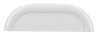 Afbeeldingen van Siro Meubelgreep kunststof - boorafstand 64mm/L 85mm/H 26mm/B 10mm - wit 