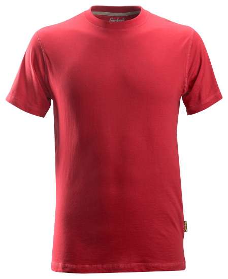 Afbeeldingen van Snickers t-shirt 2502-1600 maat XS chili rood