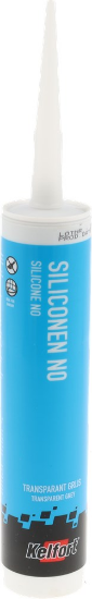 Afbeeldingen van Kelfort siliconenkit NOtransparant - 310ml - grijs BASISARTIKEL 