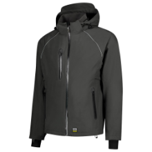 Afbeeldingen van Tricorp Jas Tech Shell - maat 5XL - donkergrijs 