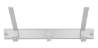 Afbeeldingen van Siro Haaklijst metaal - boorafstand 302mm/L 324mm/H 80mm/B 120mm - mat aluminium 