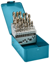 Afbeeldingen van Makita Metaalborenset D-54031 - 25 delig - HSS-G 