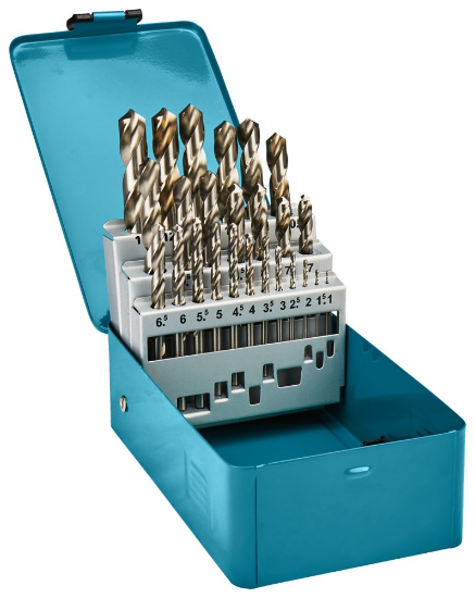 Afbeeldingen van Makita Metaalborenset D-54031 - 25 delig - HSS-G 