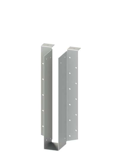 Afbeeldingen van GB raveeldrager I-ligger met lip - 45x300x1,25mm - sendzimir verzinkt
