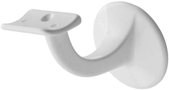 Afbeeldingen van Hermeta Leuninghouder 65 Hol M8 3501-79E Wit