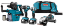 Afbeeldingen van Makita combiset boor-,schroef- en slijpen DLX4103W - 18v 3x 5,0Ah li-on accu - voor allround boor-, schroef- en slijpwerk en HEPA filter 