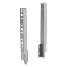 Afbeeldingen van Hettich Set achterwandverbinder ArciTech 282 mm, zilver, links en rechts