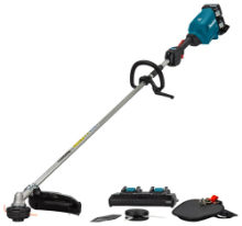 Afbeeldingen van Makita Bosmaaier DUR369LPT2 - 2x18v 4x 5,0Ah li-on accu - D-greep inclusief duo snellader, in doos 
