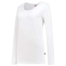 Afbeeldingen van Tricorp T-Shirt lange mouw dames 101010 Wit S