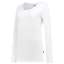 Afbeeldingen van Tricorp T-Shirt lange mouw dames 101010 Wit 3XL