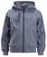 Afbeeldingen van Snickers junior logo zip hoodie 7508-3400, Maat 140, gemeleerd blauwgrijs