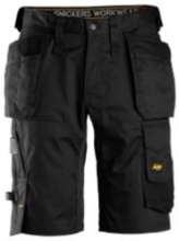 Afbeeldingen van Snickers Allround stretch loose fit korte broek 6151-0404, Maat 48, zwart