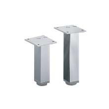 Afbeeldingen van Hettich Meubelvoet Lano SQ 30, 150 mm zilver geëloxeerd