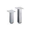 Afbeeldingen van Hettich Meubelvoet Lano SQ 30, 150 mm zilver geëloxeerd