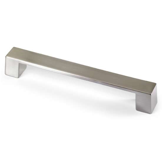Afbeeldingen van Hettich Greep Cheam, boorafstand 128, L 163 mm, B 25 mm, H 25 mm, roestvrij staal finish geborsteld