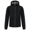 Afbeeldingen van Tricorp softshell met capuchon Accent - maat 4XL - zwart/grijs  