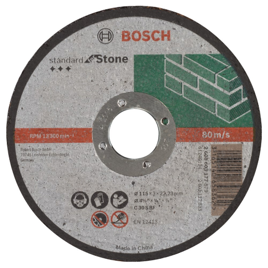 Afbeeldingen van Bosch Doorslijpschijf recht Standard for Stone
