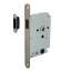 Afbeeldingen van INTERSTEEL Woningbouw magneet badkamer/toilet slot 63/8mm, voorplaat afgerond rvs, 20x175, doorn 50mm incl. slu 9571