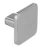 Afbeeldingen van Siro Meubelknop metaal - L 33mm/H 22mm/B 33mm chroom glanzend 