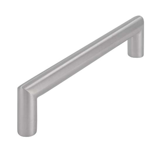Afbeeldingen van Siro Meubelgreep metaal - boorafstand 128mm/L 140mm/H 32mm/B 12mm - RVS 