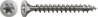 Afbeeldingen van Spax spaanplaatschroef - Ø3.5x20mm T15 - platkop RVS