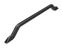 Afbeeldingen van Siro Meubelgreep metaal - boorafstand 224mm/L 250mm/H 32mm/B 9mm antiek ijzer 