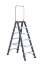 Afbeeldingen van Altrex dubbel oploopbare trap Falco - 2x6 treden 