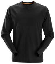 Afbeeldingen van Snickers shirt lange mouwen 2410-0400 maat M zwart