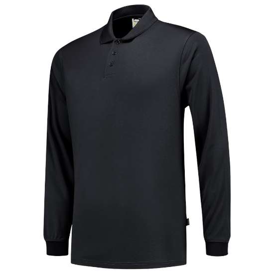 Afbeeldingen van Tricorp polo Shirt uv block cooldry lange mouw 202005 Navy 7XL