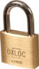 Afbeeldingen van Oxloc Cilinderhangslot messing VS