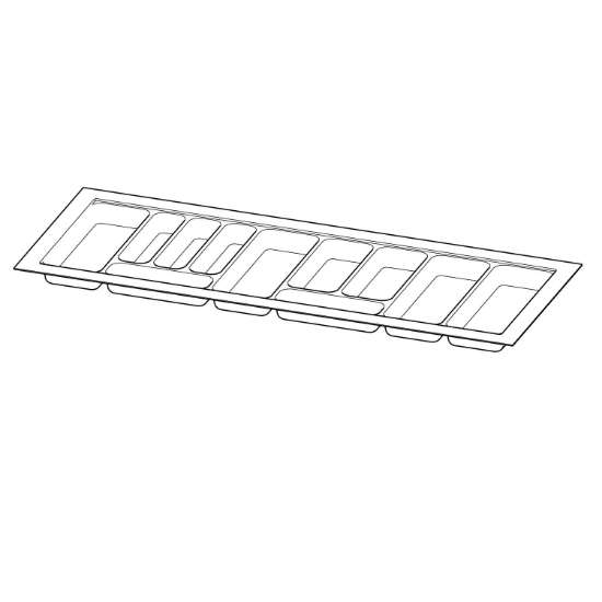 Afbeeldingen van Hettich OrgaTray 440, wit, 380 - 440 / 1091 - 1150