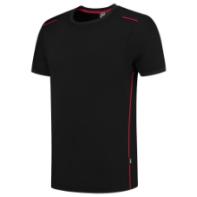 Afbeeldingen van Tricorp t-shirt Accent - maat M - zwart/rood  