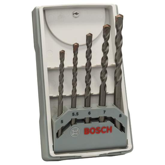 Afbeeldingen van Bosch 5-delige betonborenset CYL-3