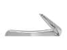 Afbeeldingen van Siro Kapstokhaak metaal - boorafstand 32mm/L 80mm/H 30mm/B 73mm - chroom glanzend 