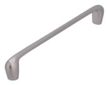 Afbeeldingen van Siro Meubelgreep metaal - boorafstand 160mm/L 180mm/H 26mm/B 15mm RVS effect 