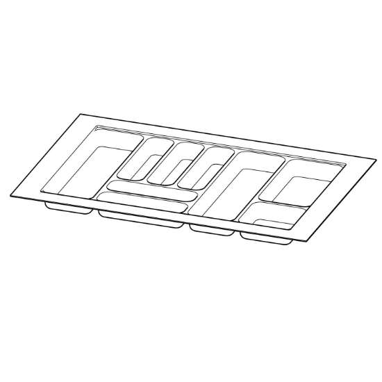 Afbeeldingen van Hettich OrgaTray 440, wit, 441 - 520 / 701 - 800