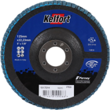 Afbeeldingen van Kelfort lamellenschijf - 125mm P60 - zirkoonoxide