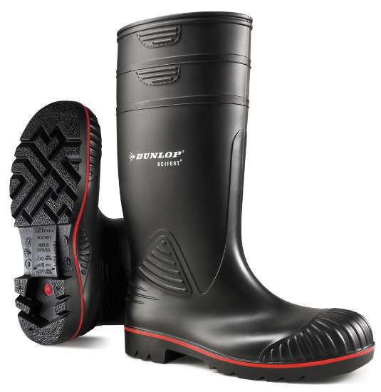 Afbeeldingen van Dunlop Bouwlaars Acifort - Maat 48 - S5 zwart Heavy Duty 
