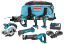 Afbeeldingen van Makita combiset Zagen/Boren/Slagschroeven DLX6038T - 18v 