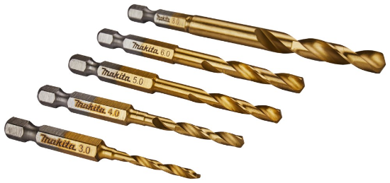 Afbeeldingen van Makita metaalborenset HSS-T - 5delig 