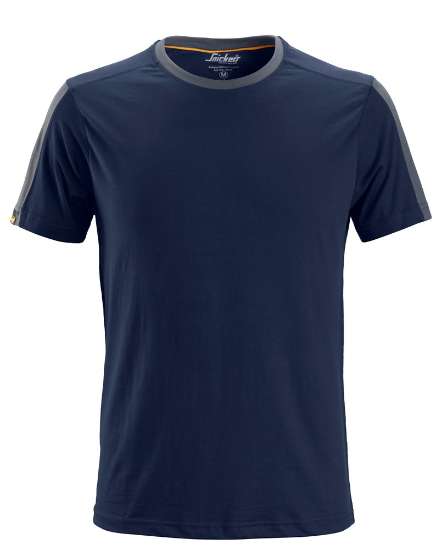 Afbeeldingen van Snickers t-shirt 2518-9558 maat 3XL donker blauw