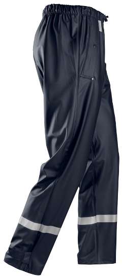 Afbeeldingen van Snickers Regenbroek 8201-0400 zwart/blauw