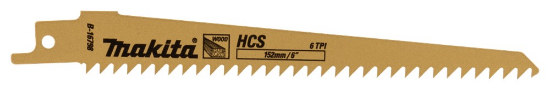Afbeeldingen van Makita Reciprozaagblad - 132mm - hout 
